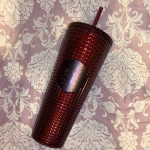 Starbucks Berry Plum Disco Grid Tumbler